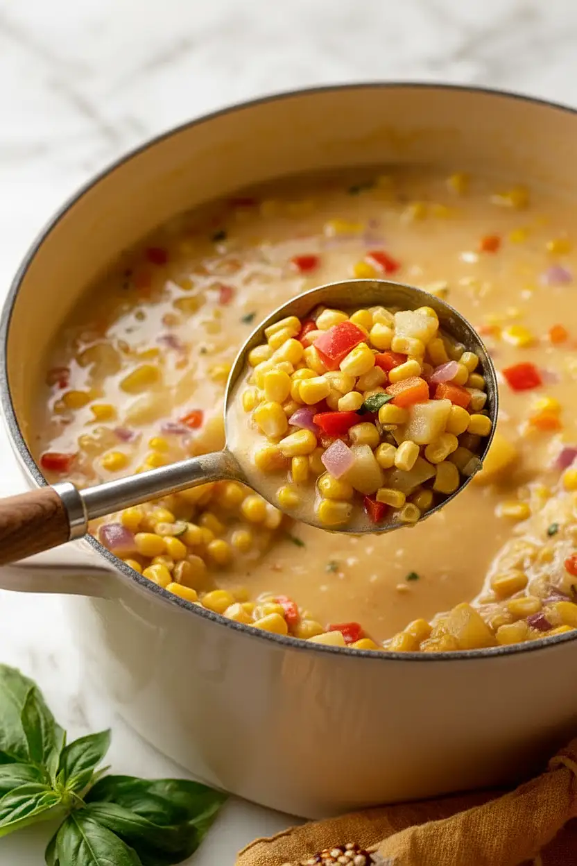 corn and vegetable chowder