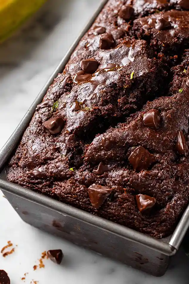 chocolate zucchini banana bread