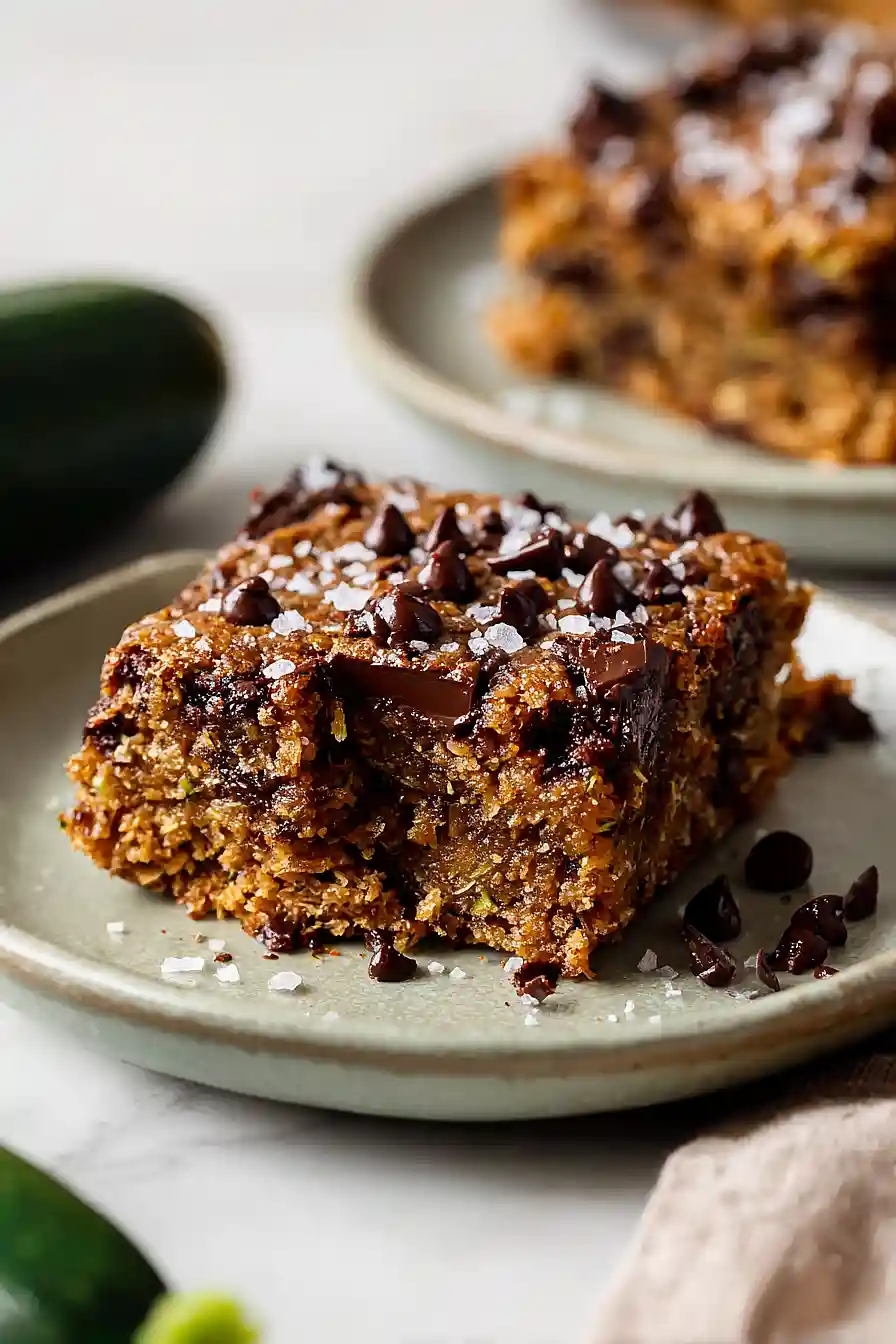 chocolate chip zucchini bars