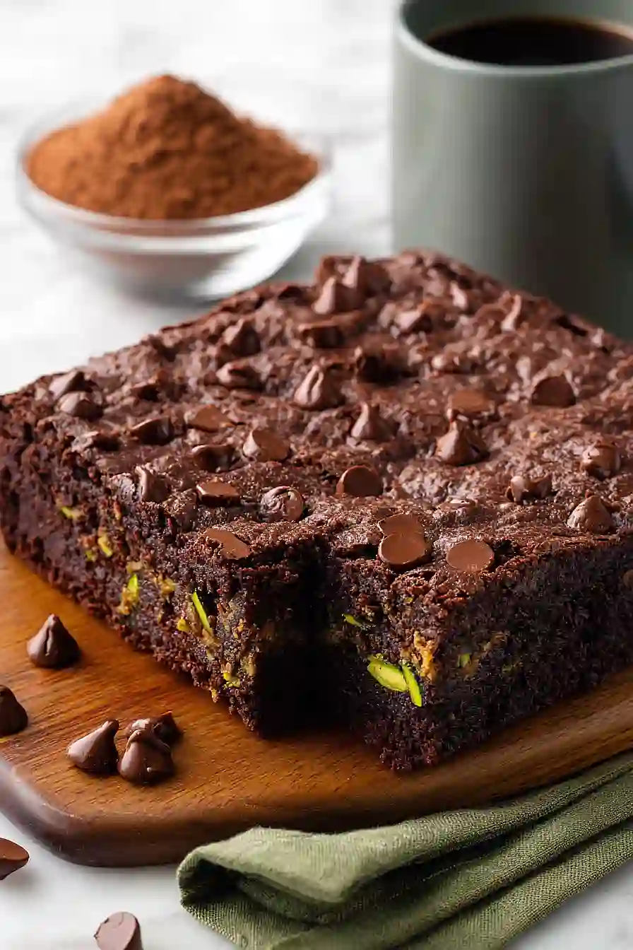 double chocolate zucchini bars