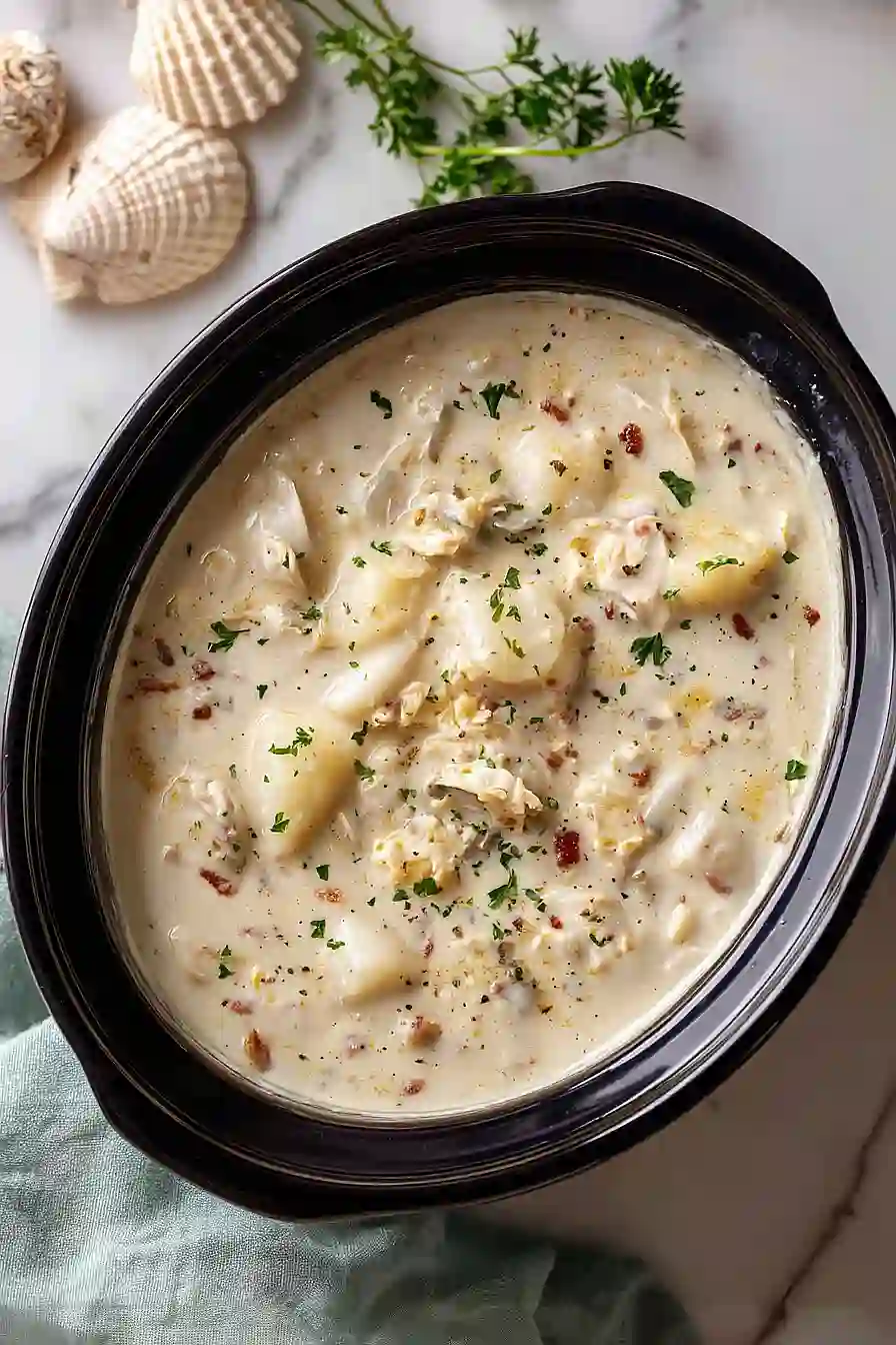 crockpot clam chowder