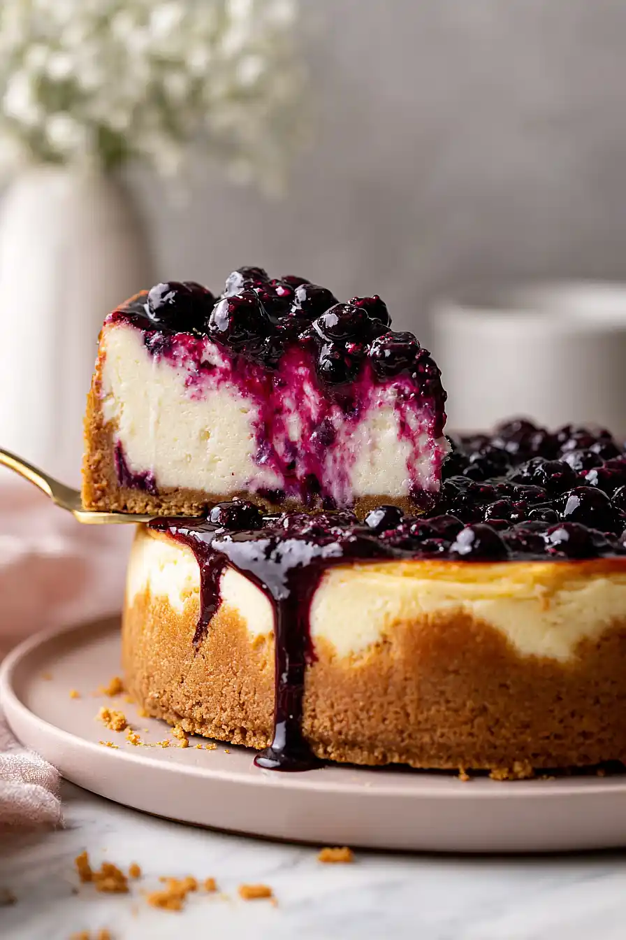 huckleberry cheesecake