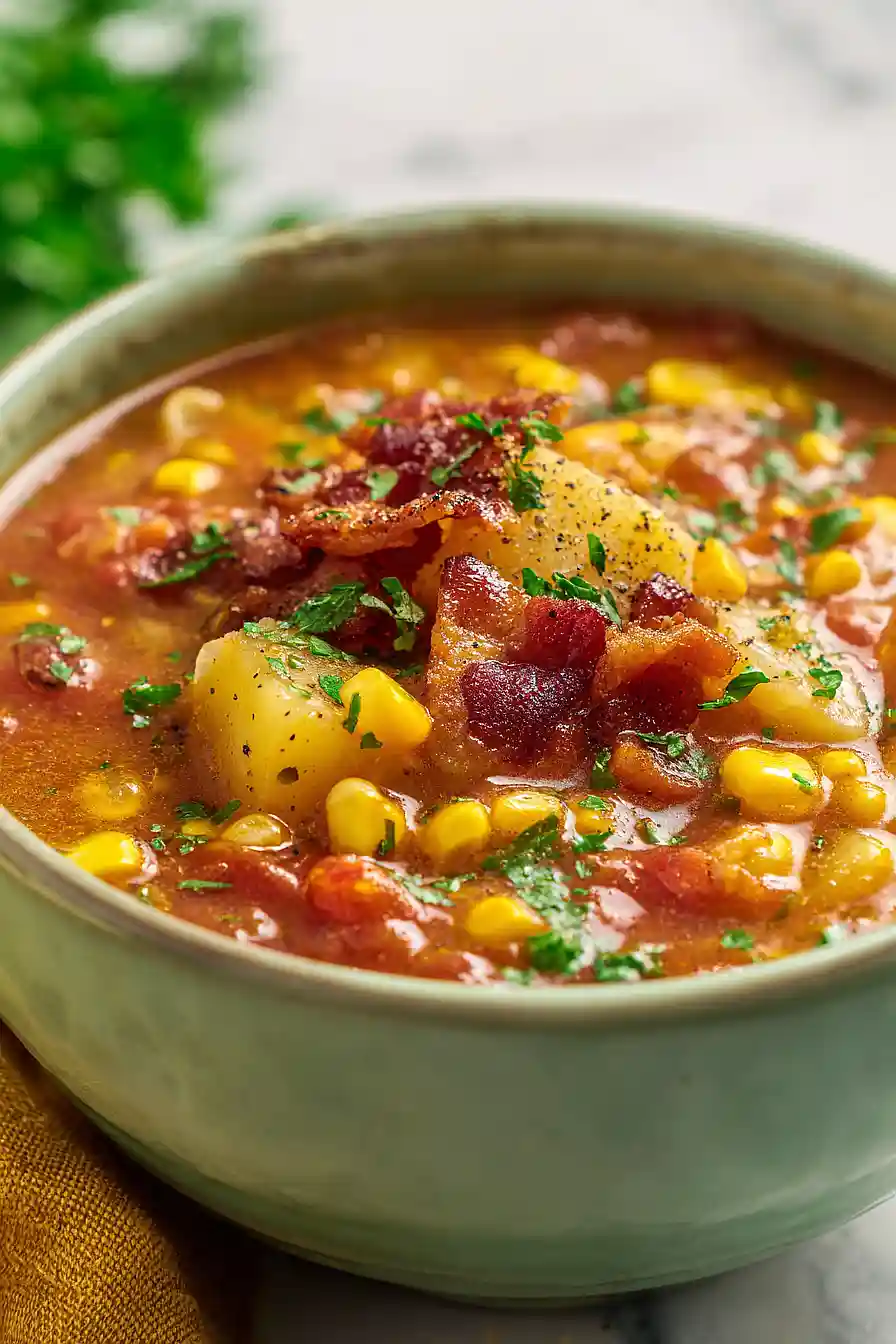 tomato corn chowder