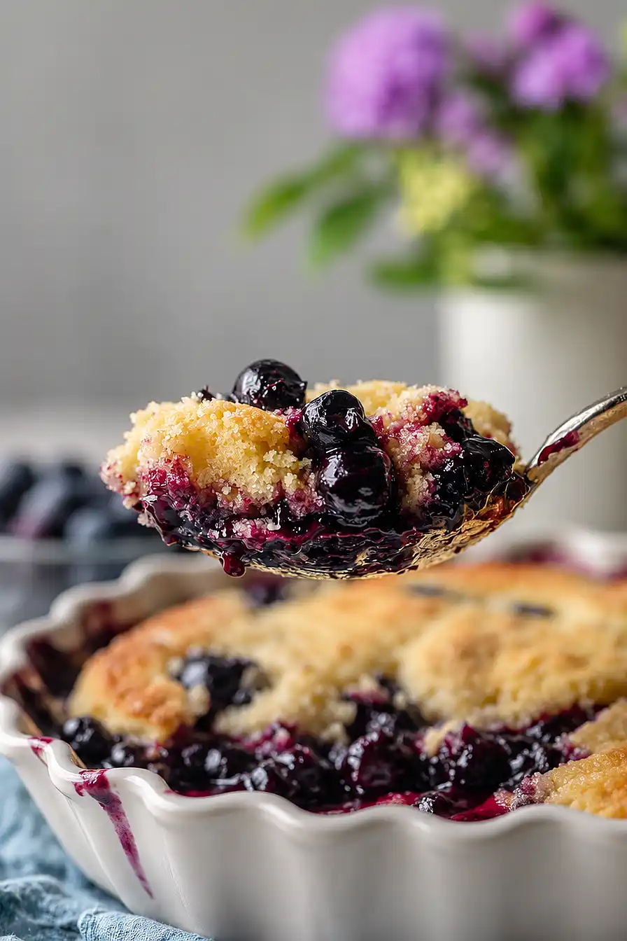 huckleberry cobbler