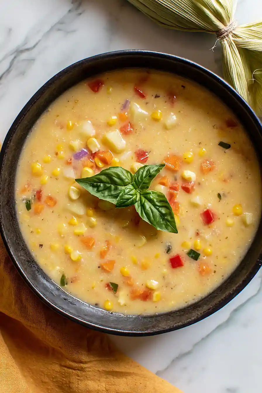corn and vegetable chowder