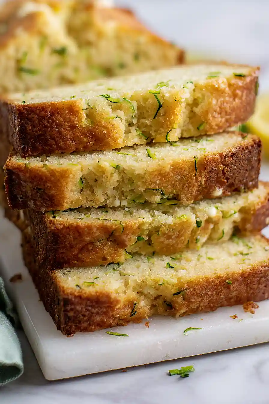 keto lemon zucchini bread