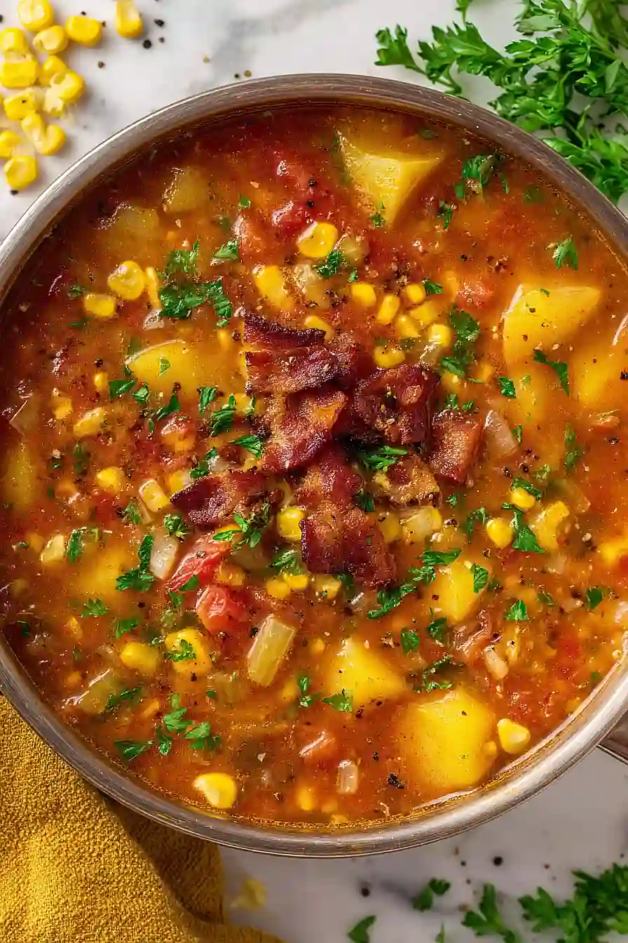 tomato corn chowder
