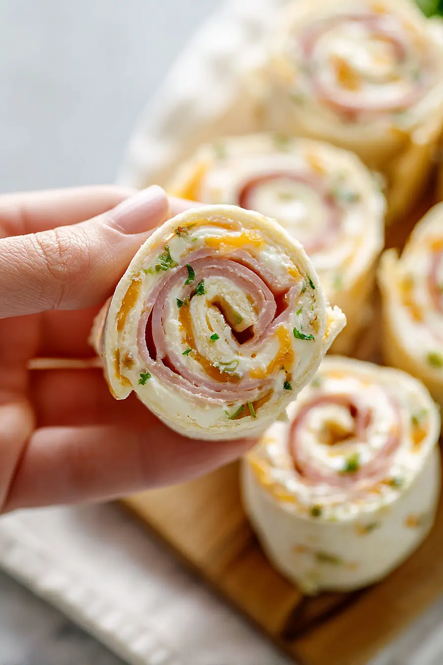 ham and cheese roll ups