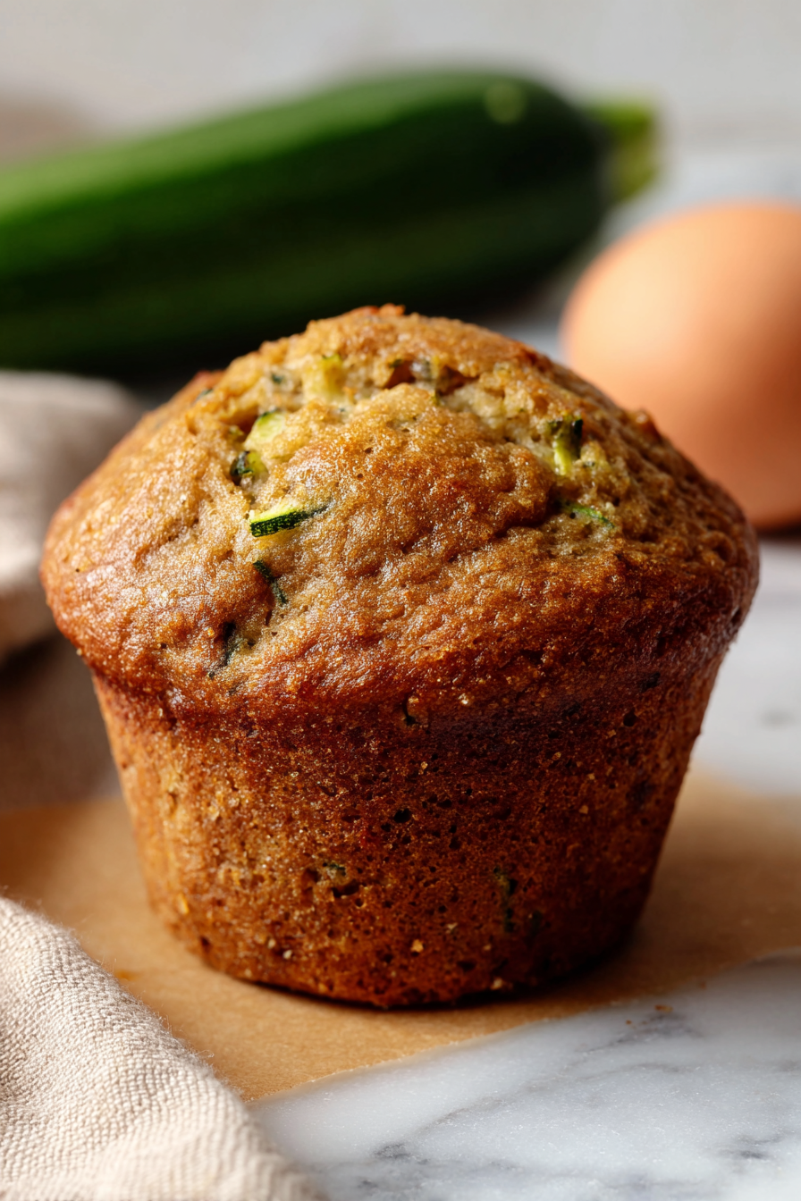 banana zucchini bread muffins