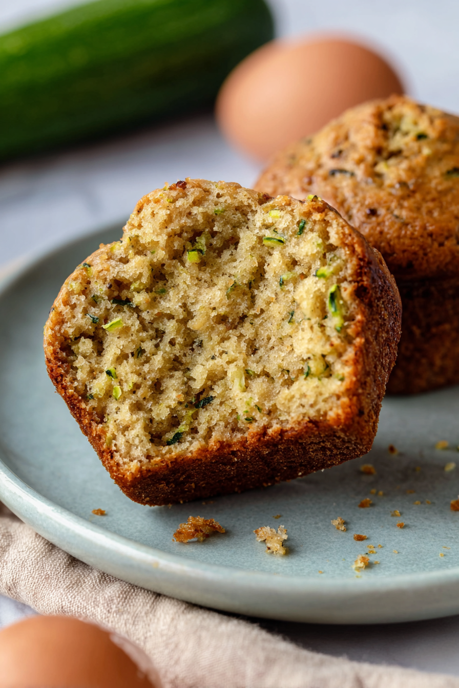 banana zucchini bread muffins