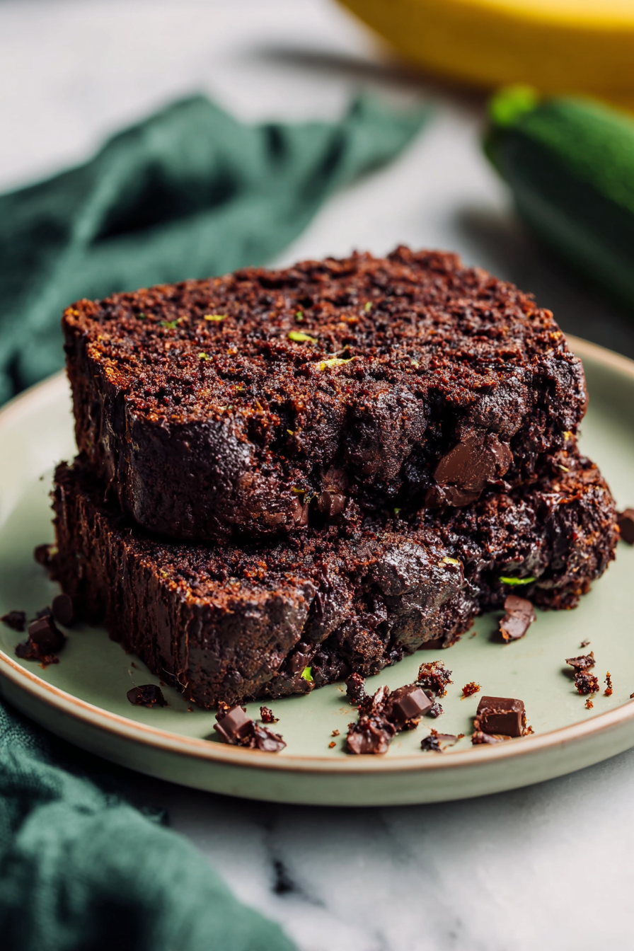 chocolate zucchini banana bread