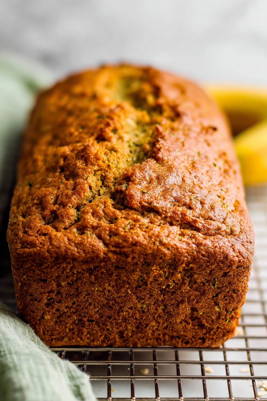 whole wheat banana zucchini bread