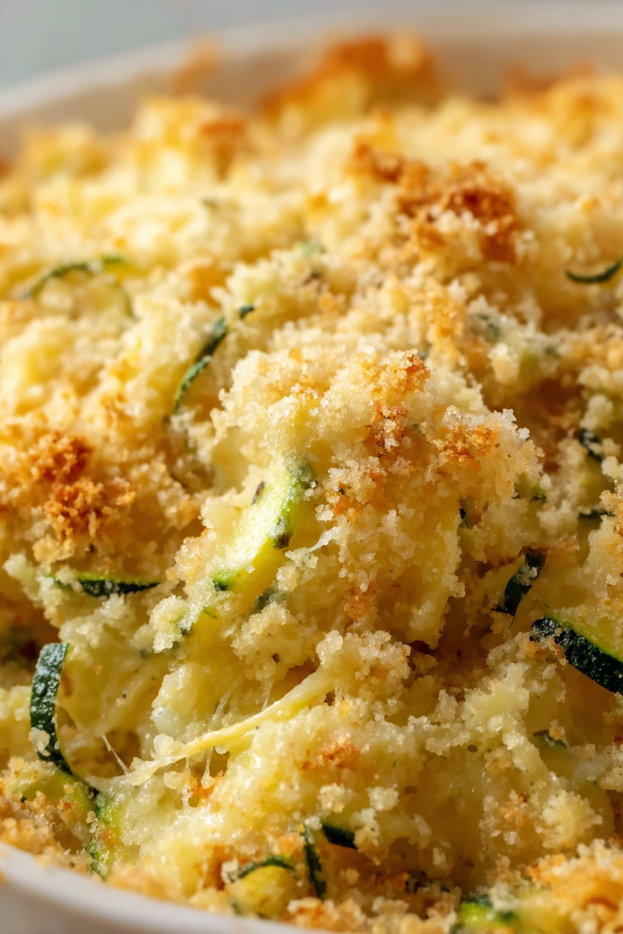 potato and shredded zucchini casserole